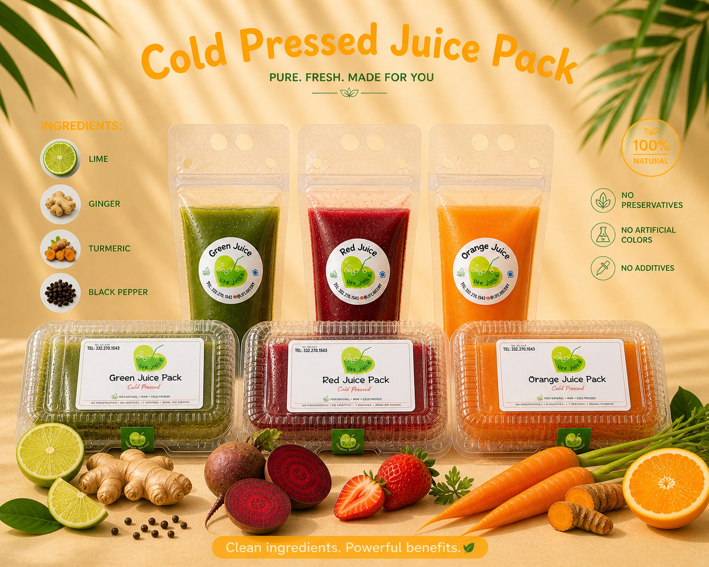 Full Wellness Juice Kit 🌿🍊❤️