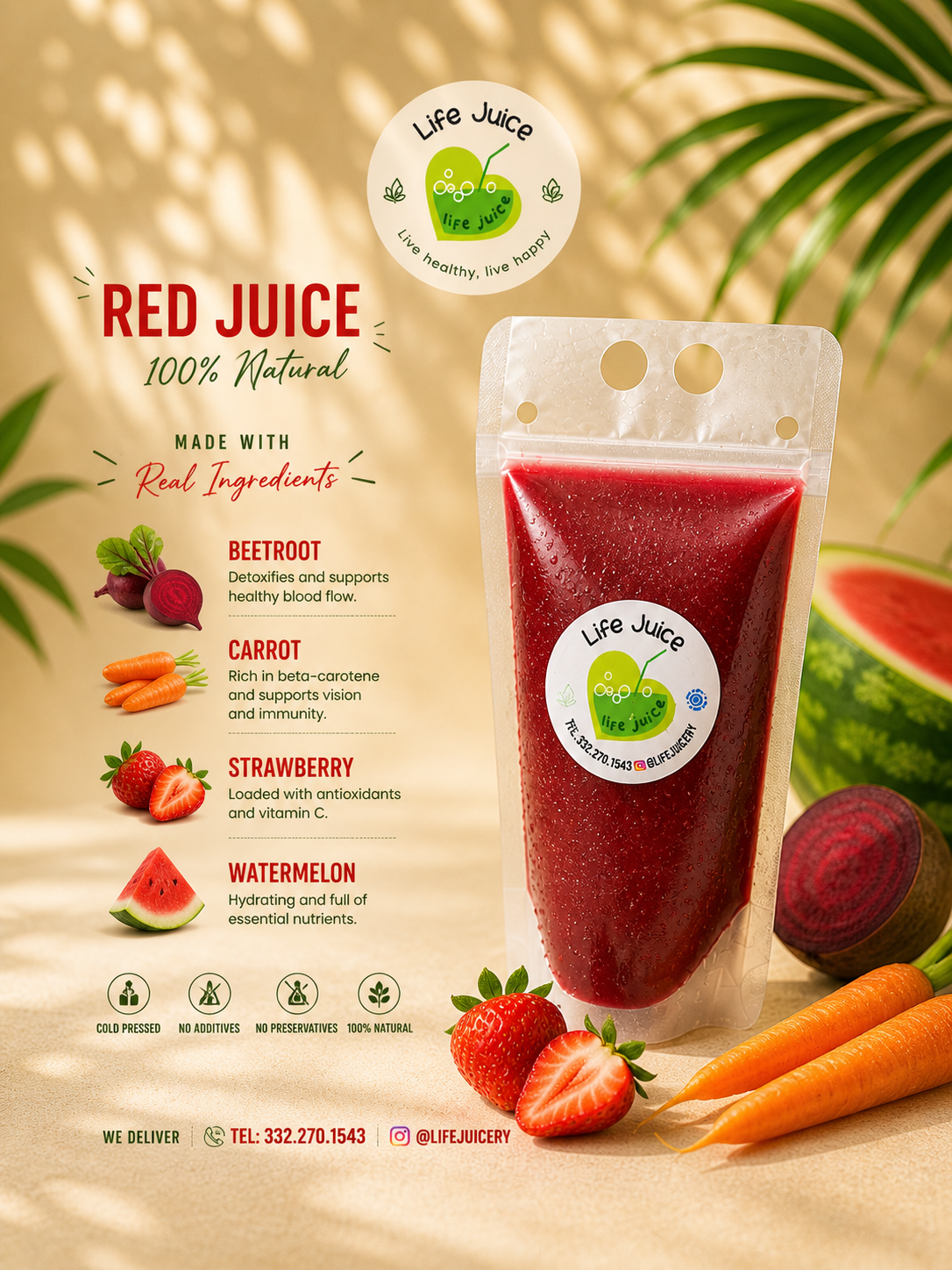 Red Juice Pack ❤️