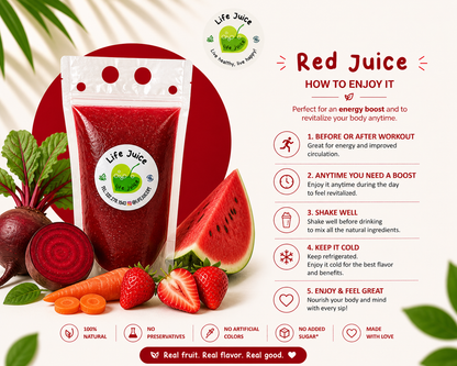 Red Juice Pack ❤️