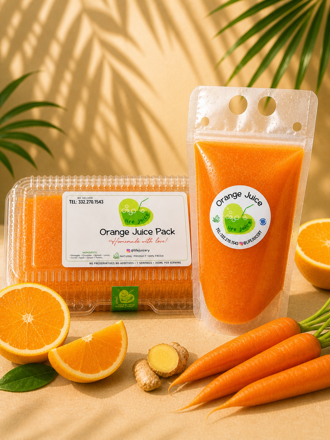 Orange Juice Pack 🍊