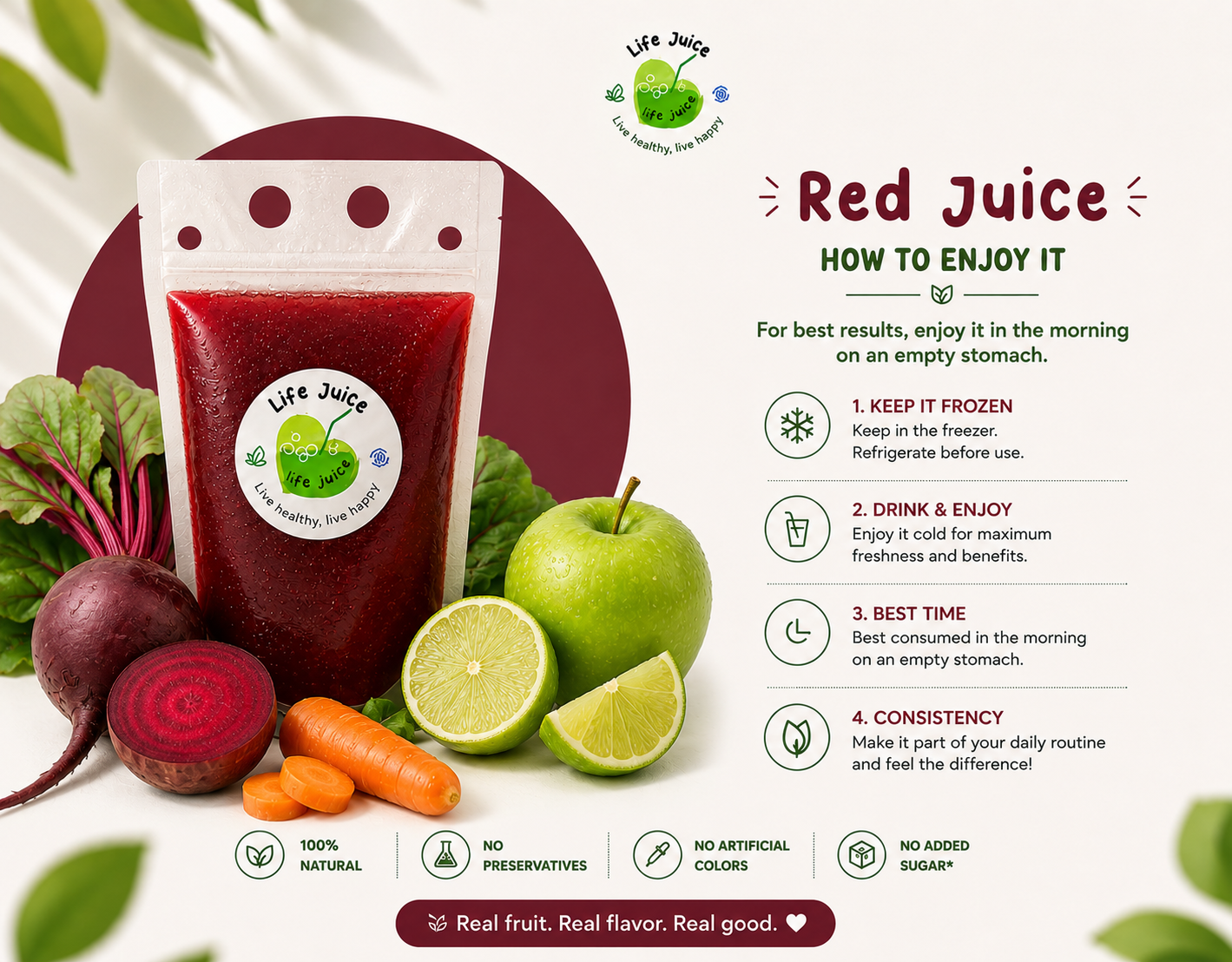 Red Juice Pack ❤️